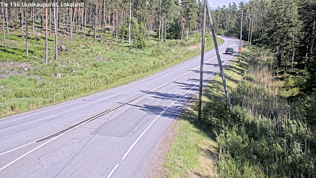 Kelikamerat Kuva Tie 196 Uusikaupunki, Lokalahti, Uusikaupunki, Varsinais-Suomi