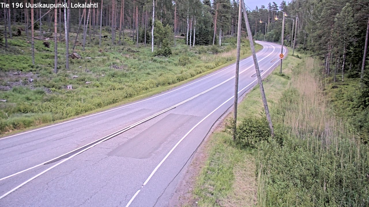 Kelikamerat Kuva Tie 196 Uusikaupunki, Lokalahti, Uusikaupunki, Varsinais-Suomi