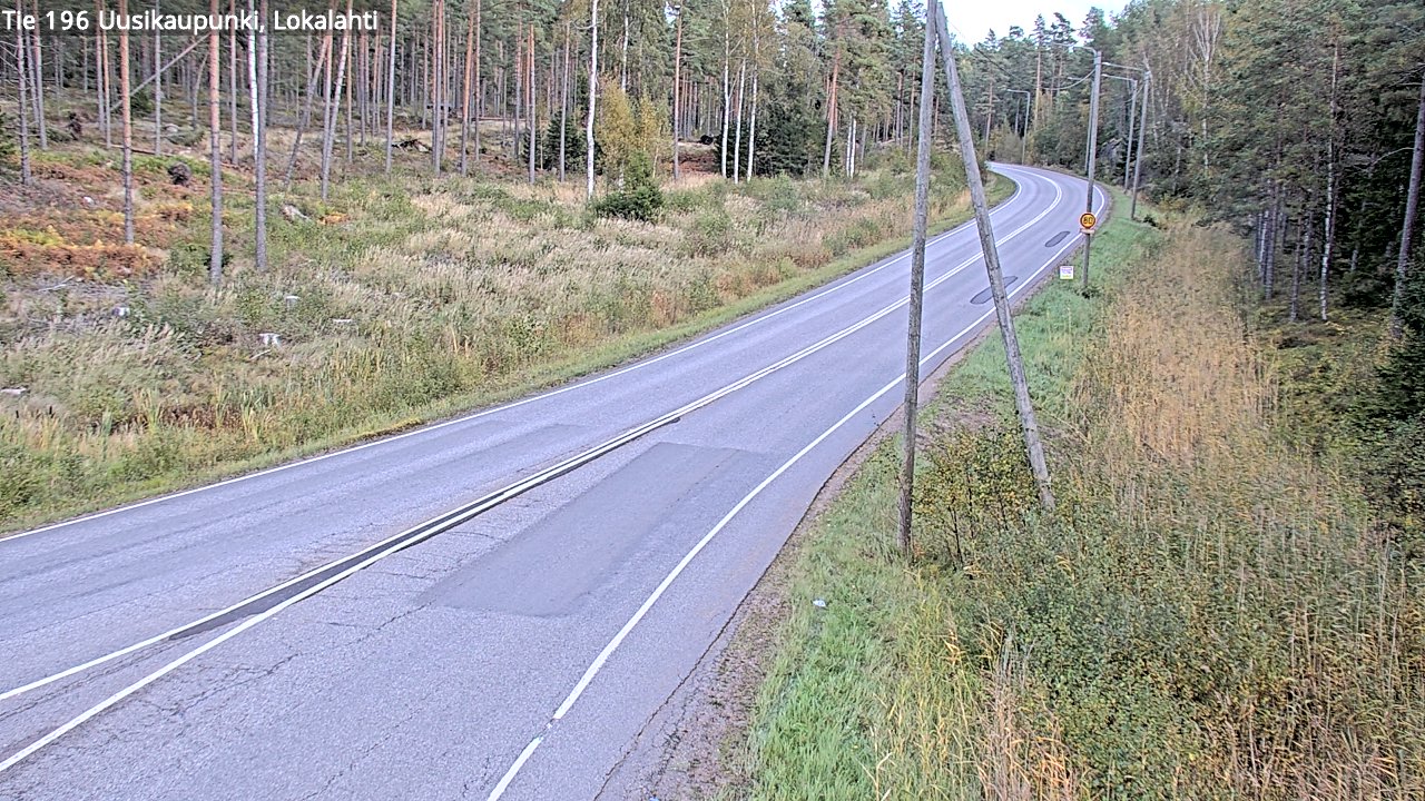 Kelikamerat Kuva Tie 196 Uusikaupunki, Lokalahti, Uusikaupunki, Varsinais-Suomi