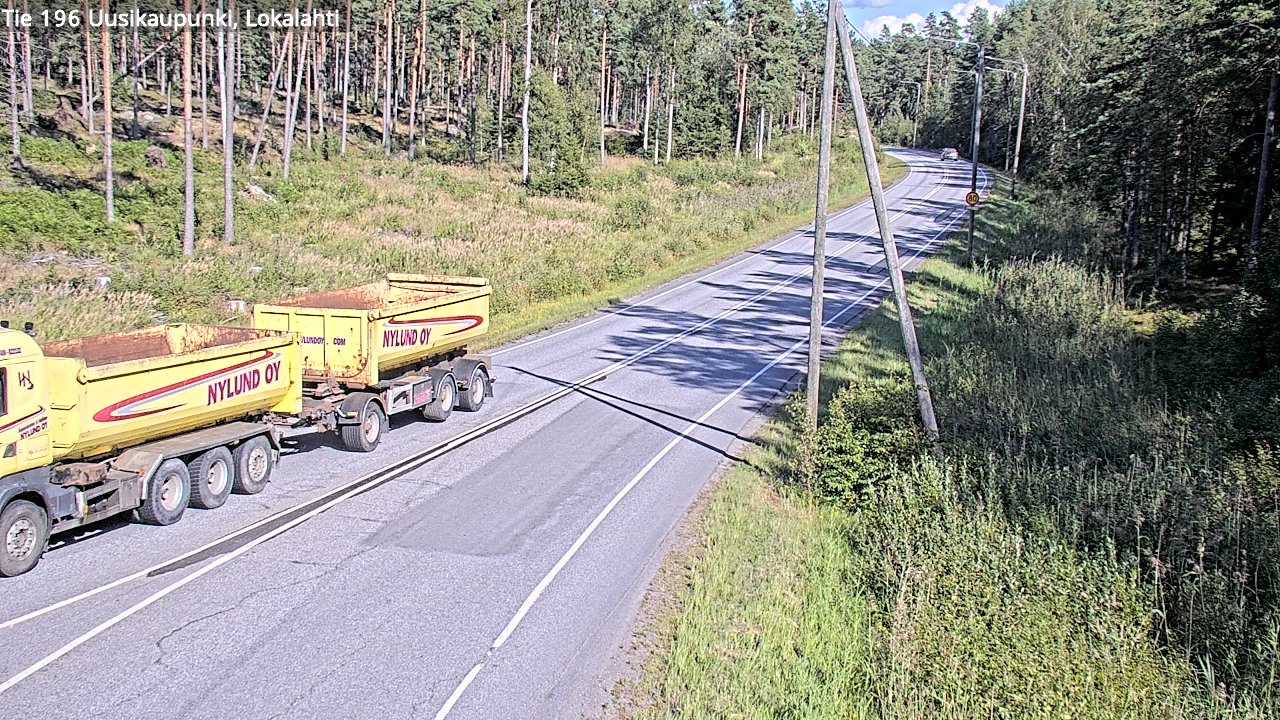 Kelikamerat Kuva Tie 196 Uusikaupunki, Lokalahti, Uusikaupunki, Varsinais-Suomi