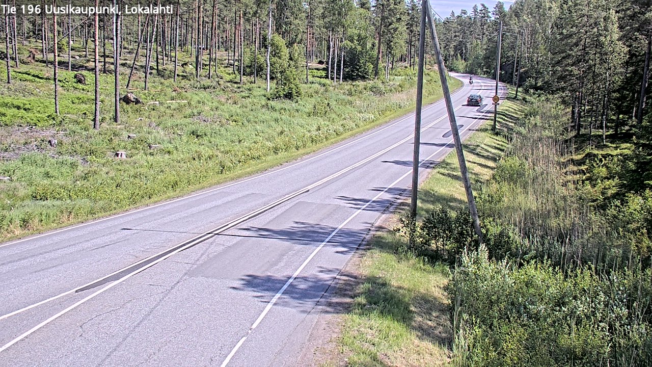 Kelikamerat Kuva Tie 196 Uusikaupunki, Lokalahti, Uusikaupunki, Varsinais-Suomi