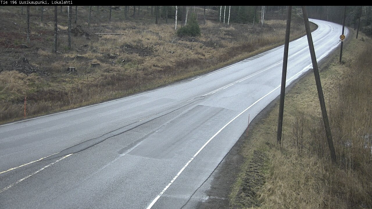 Weather Camera Image Road 196 Uusikaupunki, Lokalahti, Uusikaupunki, Varsinais-Suomi
