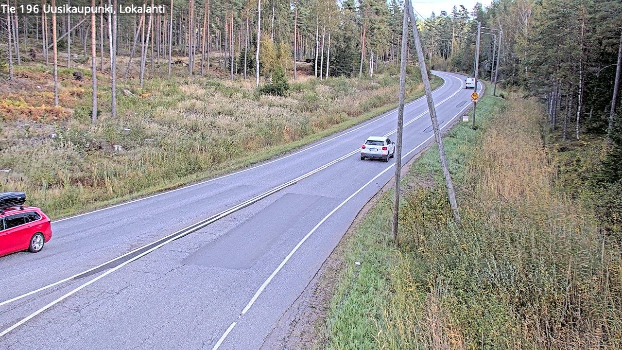 Kelikamerat Kuva Tie 196 Uusikaupunki, Lokalahti, Uusikaupunki, Varsinais-Suomi