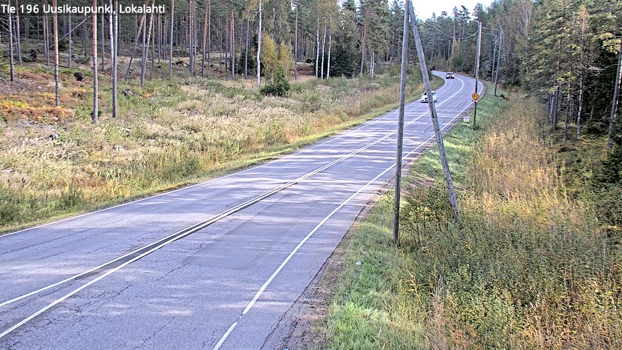 Kelikamerat Kuva Tie 196 Uusikaupunki, Lokalahti, Uusikaupunki, Varsinais-Suomi
