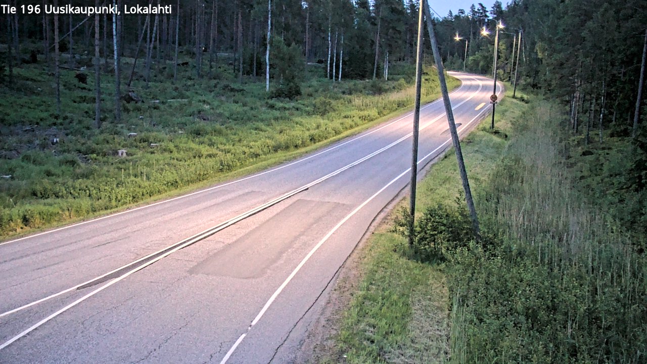 Kelikamerat Kuva Tie 196 Uusikaupunki, Lokalahti, Uusikaupunki, Varsinais-Suomi