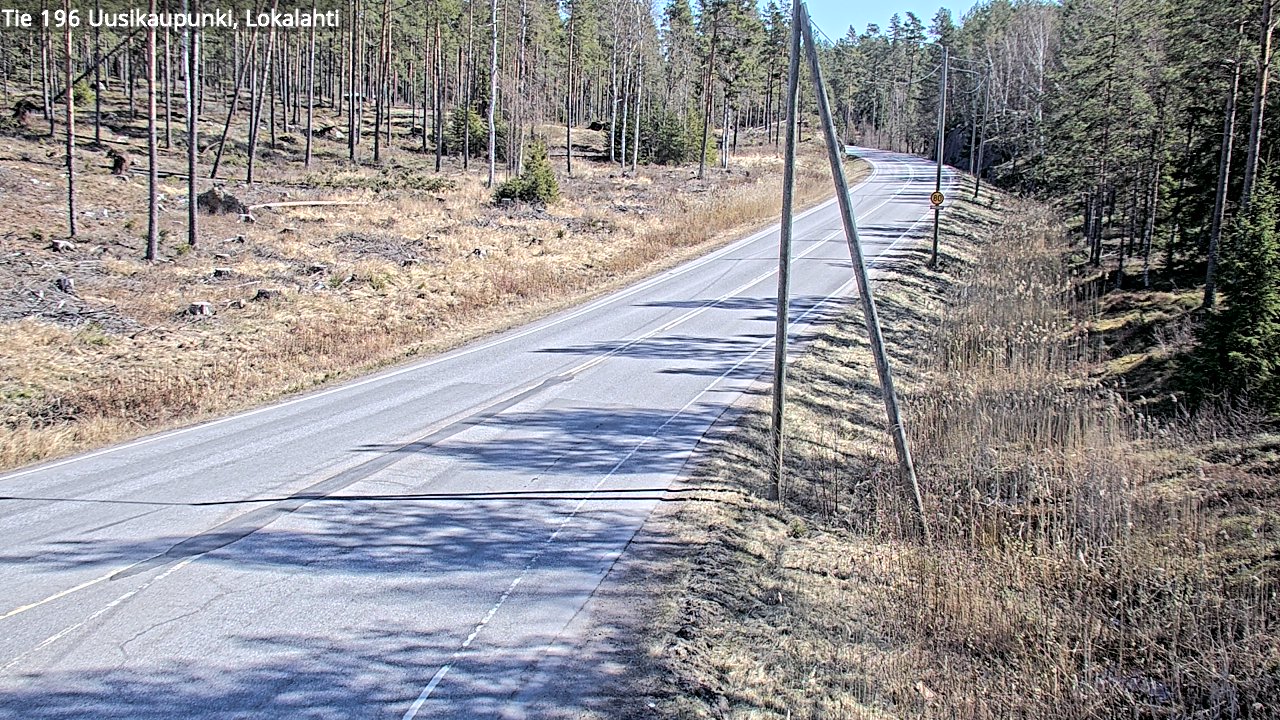 Kelikamerat Kuva Tie 196 Uusikaupunki, Lokalahti, Uusikaupunki, Varsinais-Suomi