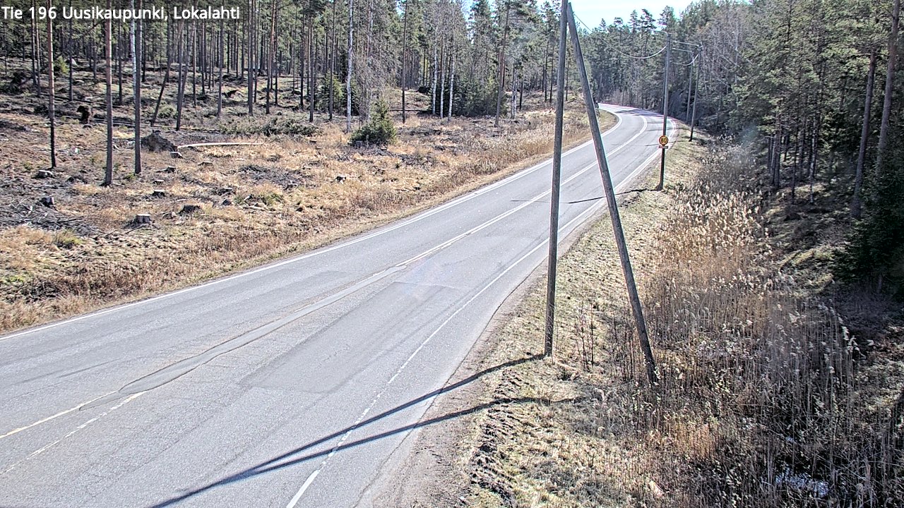 Kelikamerat Kuva Tie 196 Uusikaupunki, Lokalahti, Uusikaupunki, Varsinais-Suomi