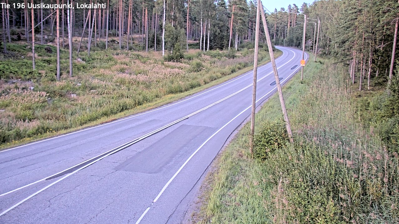 Kelikamerat Kuva Tie 196 Uusikaupunki, Lokalahti, Uusikaupunki, Varsinais-Suomi