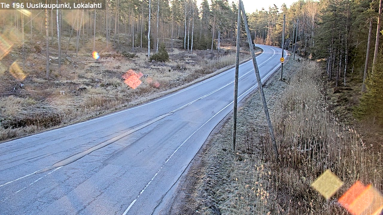 Kelikamerat Kuva Tie 196 Uusikaupunki, Lokalahti, Uusikaupunki, Varsinais-Suomi