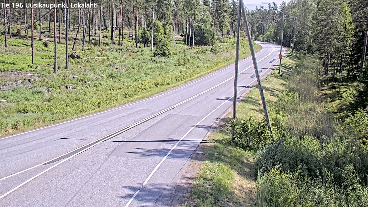 Kelikamerat Kuva Tie 196 Uusikaupunki, Lokalahti, Uusikaupunki, Varsinais-Suomi