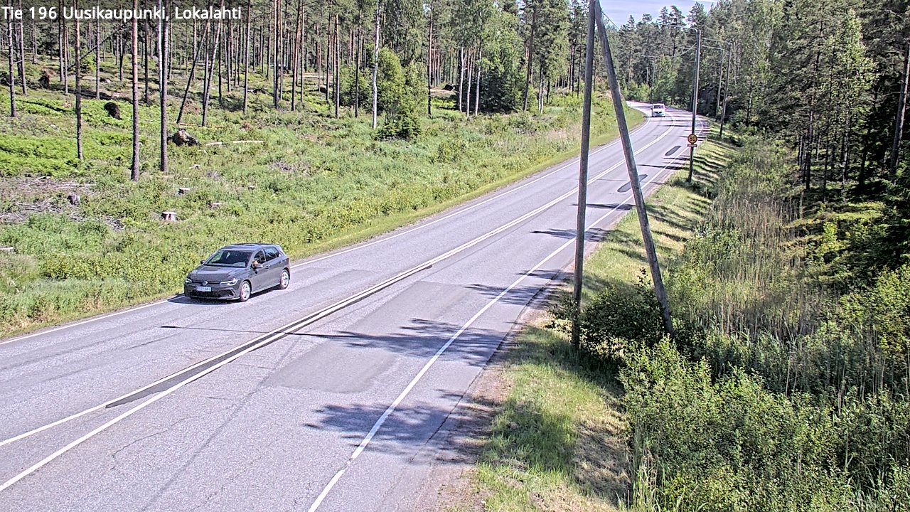 Kelikamerat Kuva Tie 196 Uusikaupunki, Lokalahti, Uusikaupunki, Varsinais-Suomi