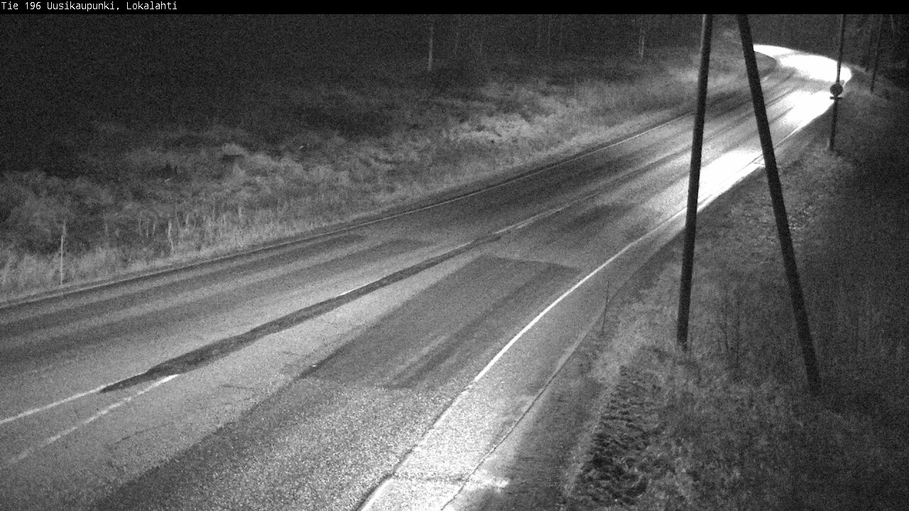 Weather Camera Image Road 196 Uusikaupunki, Lokalahti, Uusikaupunki, Varsinais-Suomi