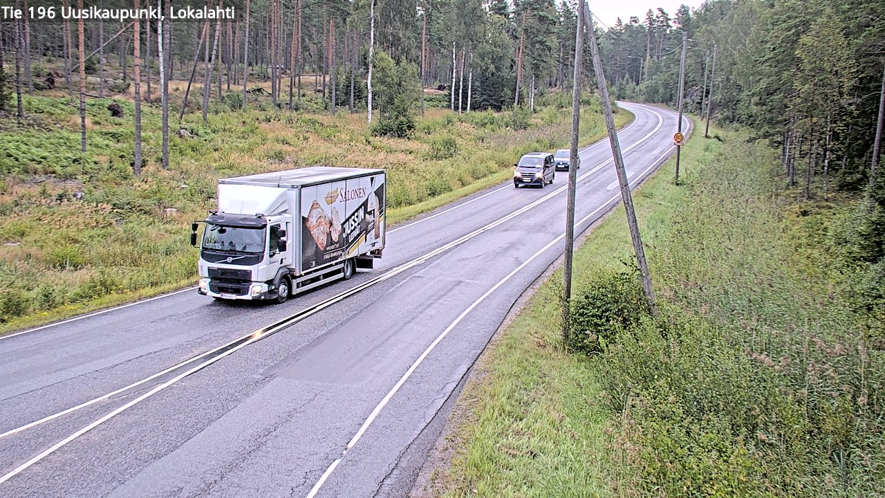 Weather Camera Image Road 196 Uusikaupunki, Lokalahti, Uusikaupunki, Varsinais-Suomi