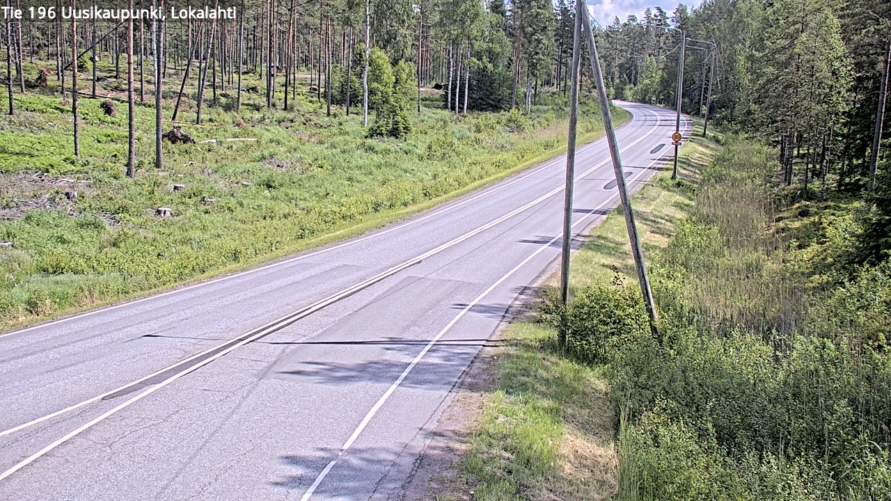 Kelikamerat Kuva Tie 196 Uusikaupunki, Lokalahti, Uusikaupunki, Varsinais-Suomi