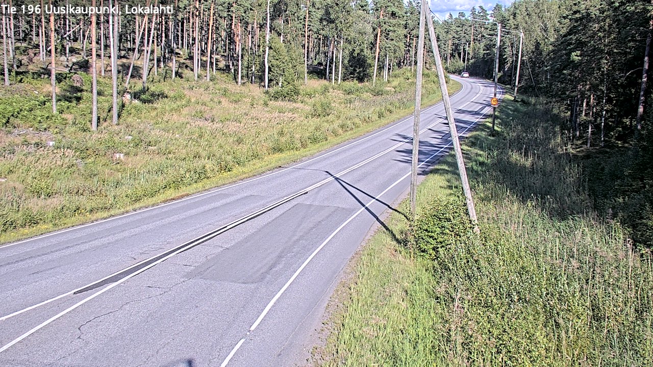 Kelikamerat Kuva Tie 196 Uusikaupunki, Lokalahti, Uusikaupunki, Varsinais-Suomi