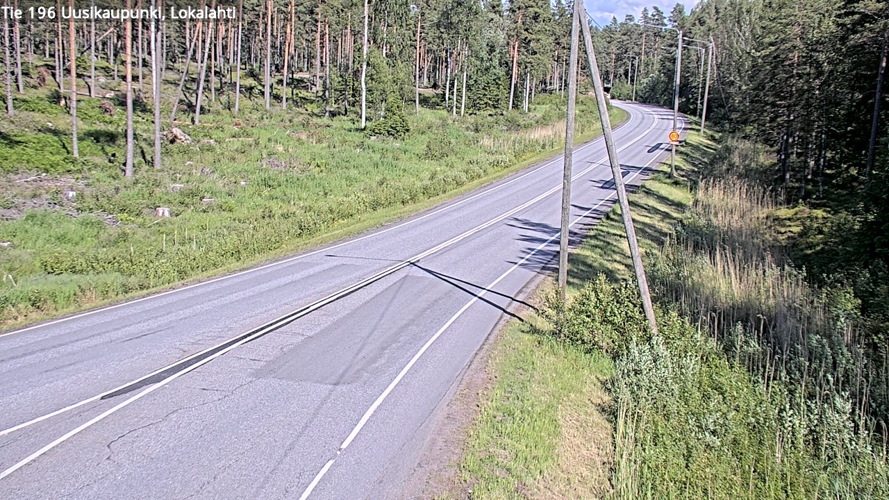 Kelikamerat Kuva Tie 196 Uusikaupunki, Lokalahti, Uusikaupunki, Varsinais-Suomi