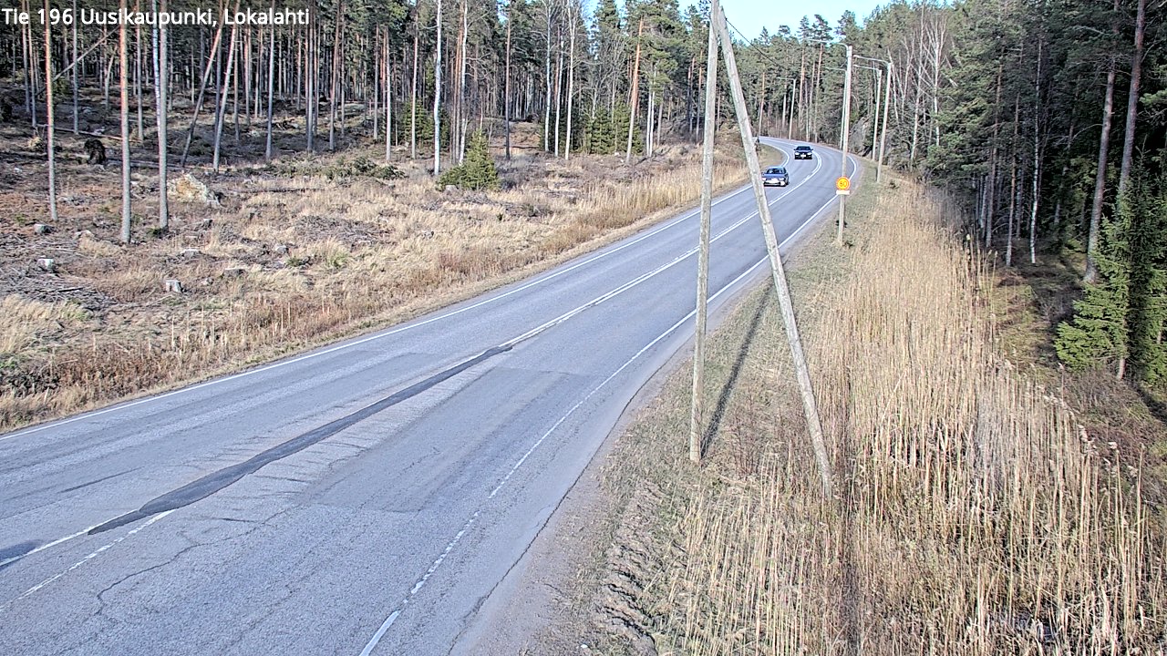 Kelikamerat Kuva Tie 196 Uusikaupunki, Lokalahti, Uusikaupunki, Varsinais-Suomi