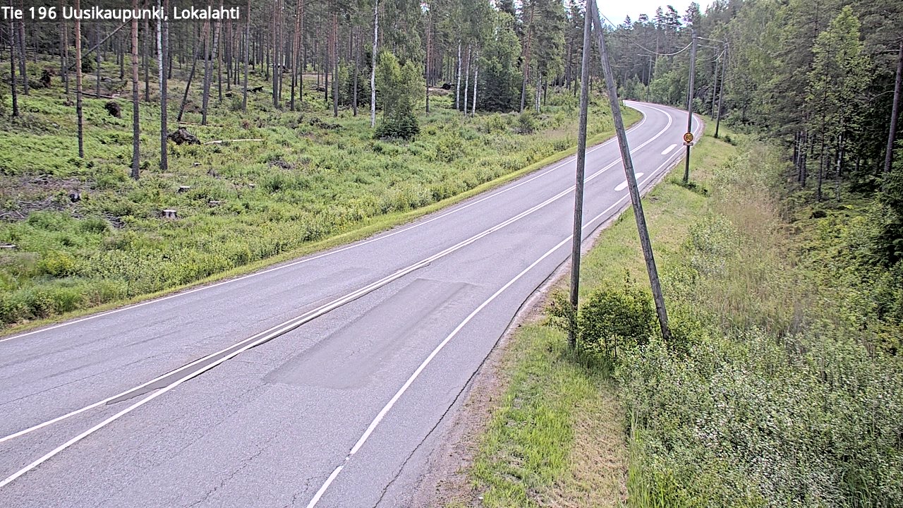 Kelikamerat Kuva Tie 196 Uusikaupunki, Lokalahti, Uusikaupunki, Varsinais-Suomi
