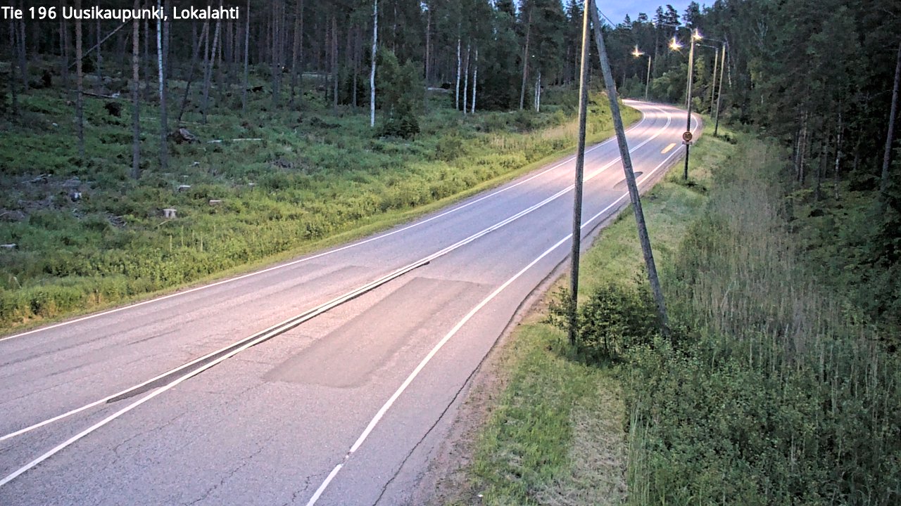 Kelikamerat Kuva Tie 196 Uusikaupunki, Lokalahti, Uusikaupunki, Varsinais-Suomi