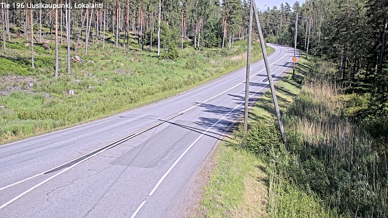 Kelikamerat Kuva Tie 196 Uusikaupunki, Lokalahti, Uusikaupunki, Varsinais-Suomi