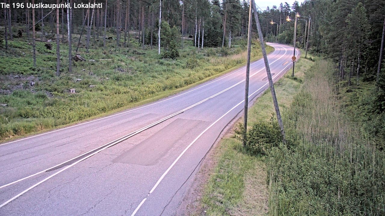 Kelikamerat Kuva Tie 196 Uusikaupunki, Lokalahti, Uusikaupunki, Varsinais-Suomi
