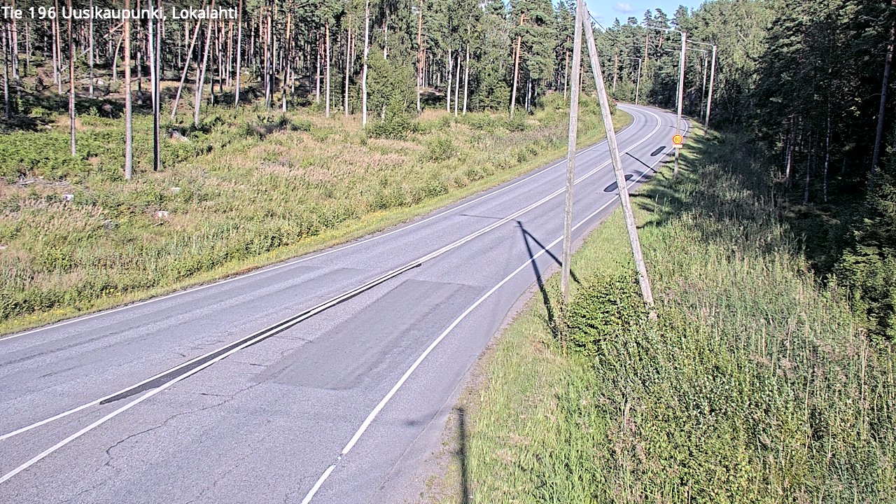 Kelikamerat Kuva Tie 196 Uusikaupunki, Lokalahti, Uusikaupunki, Varsinais-Suomi