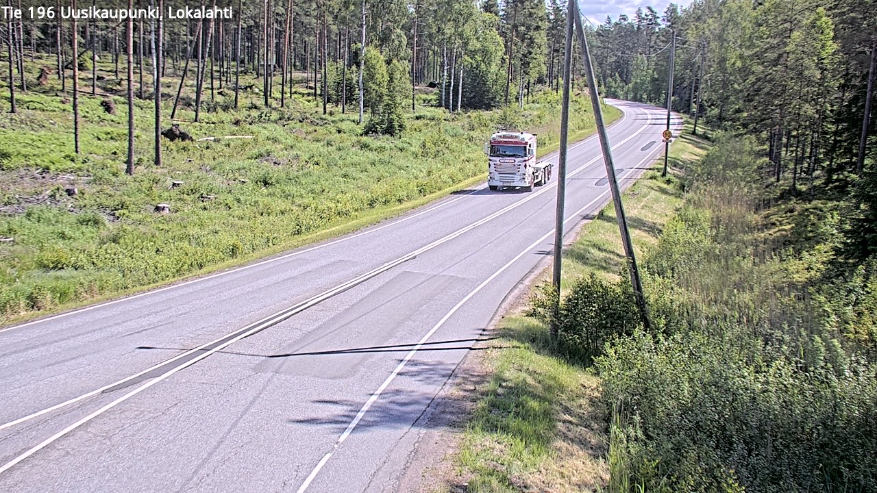 Kelikamerat Kuva Tie 196 Uusikaupunki, Lokalahti, Uusikaupunki, Varsinais-Suomi
