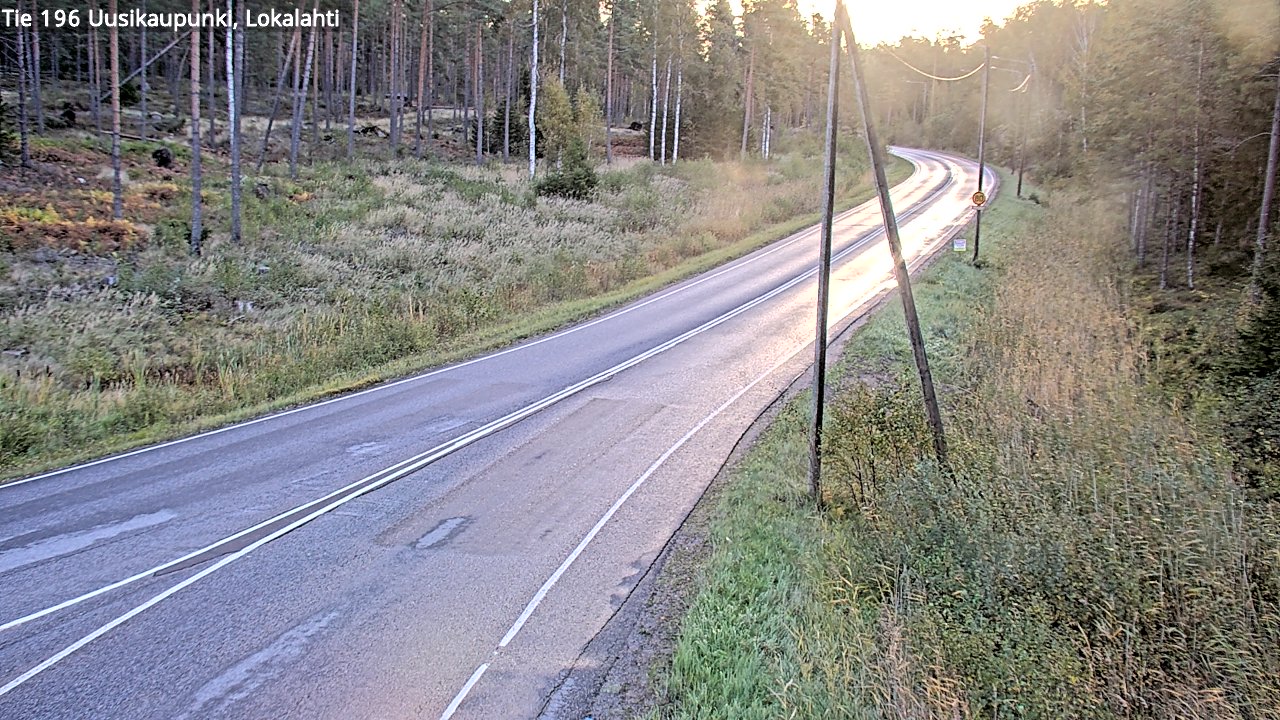 Kelikamerat Kuva Tie 196 Uusikaupunki, Lokalahti, Uusikaupunki, Varsinais-Suomi