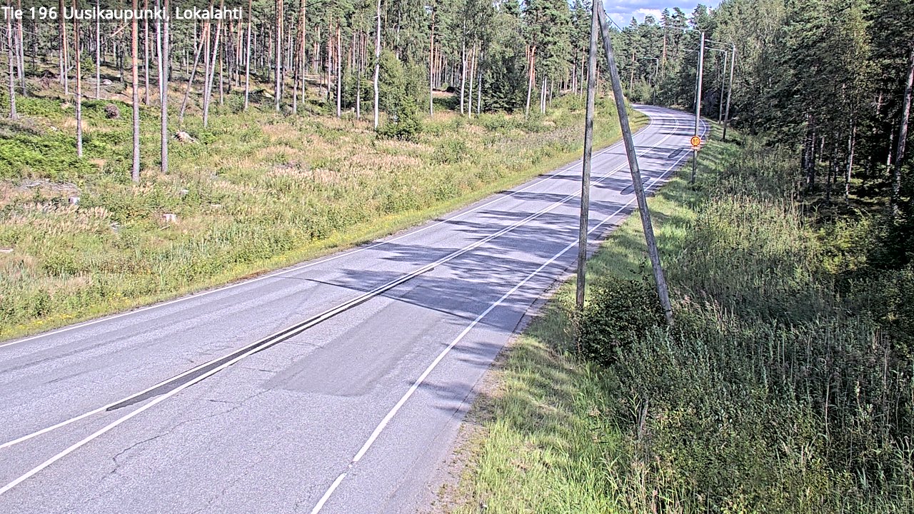 Kelikamerat Kuva Tie 196 Uusikaupunki, Lokalahti, Uusikaupunki, Varsinais-Suomi