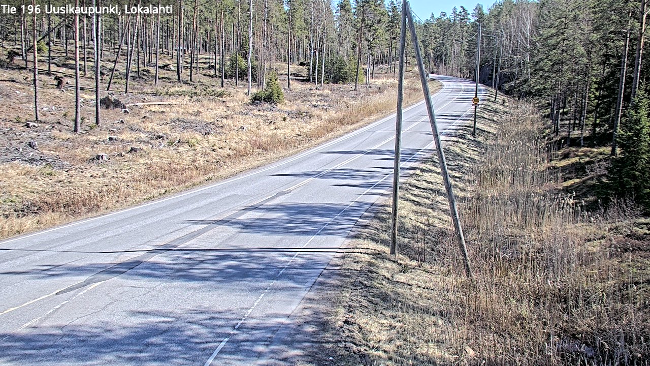Kelikamerat Kuva Tie 196 Uusikaupunki, Lokalahti, Uusikaupunki, Varsinais-Suomi