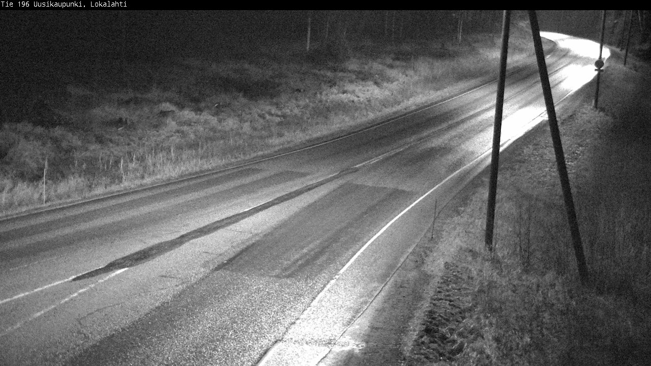 Weather Camera Image Road 196 Uusikaupunki, Lokalahti, Uusikaupunki, Varsinais-Suomi