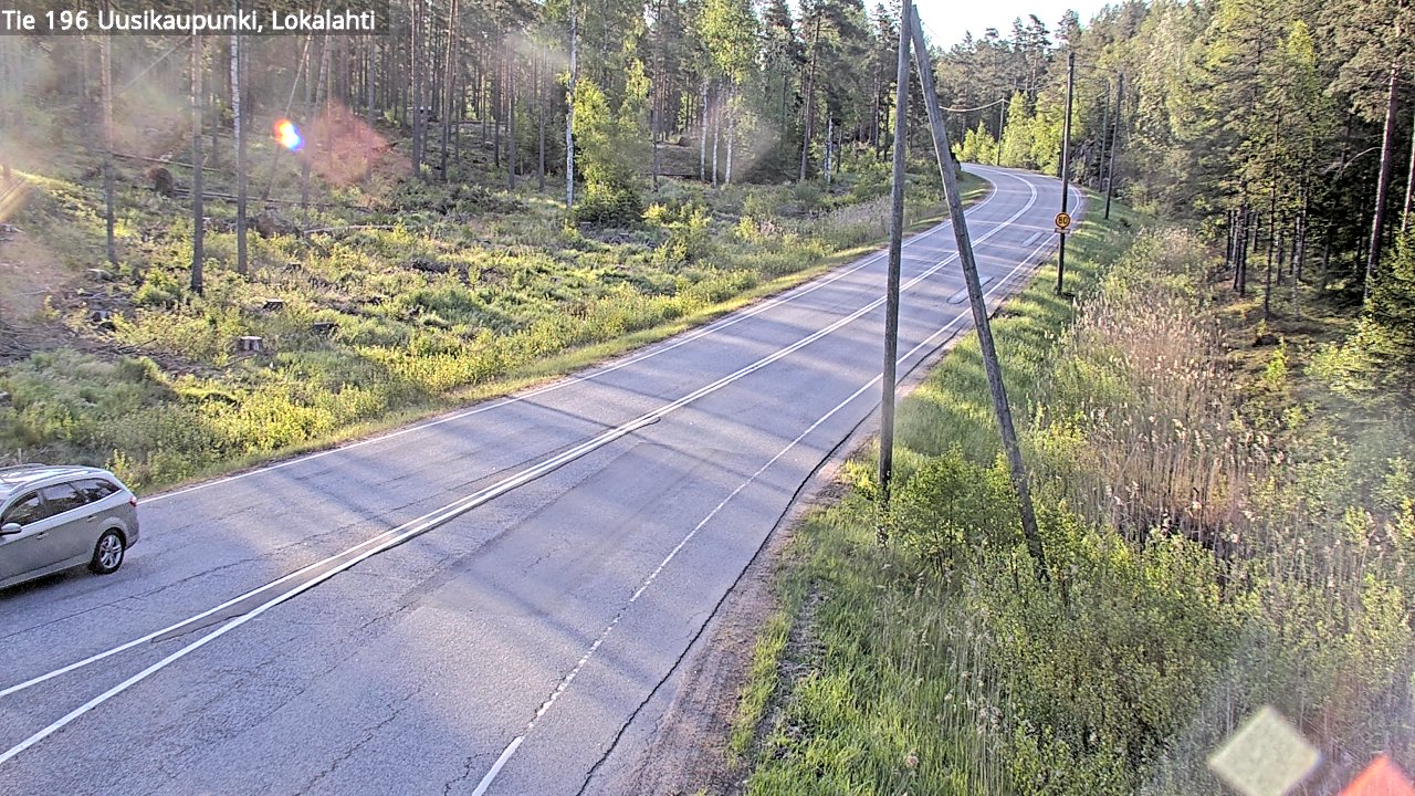 Weather Camera Image Road 196 Uusikaupunki, Lokalahti, Uusikaupunki, Varsinais-Suomi