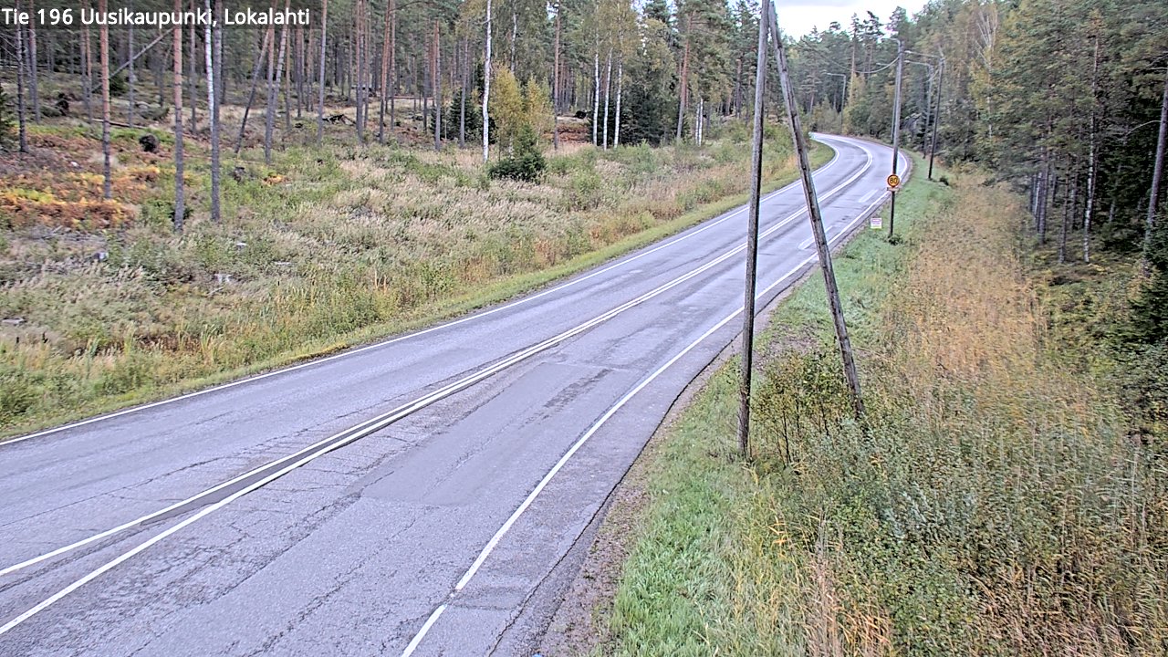 Kelikamerat Kuva Tie 196 Uusikaupunki, Lokalahti, Uusikaupunki, Varsinais-Suomi