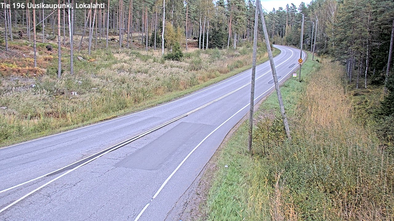 Kelikamerat Kuva Tie 196 Uusikaupunki, Lokalahti, Uusikaupunki, Varsinais-Suomi
