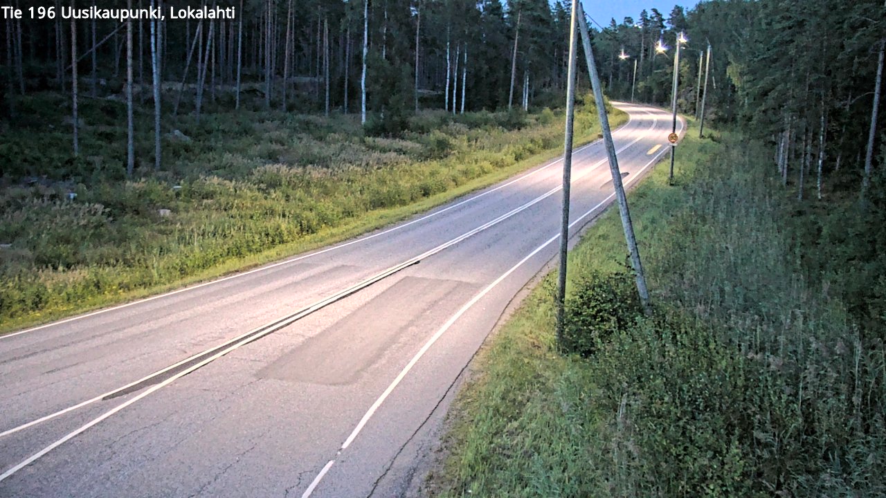 Kelikamerat Kuva Tie 196 Uusikaupunki, Lokalahti, Uusikaupunki, Varsinais-Suomi