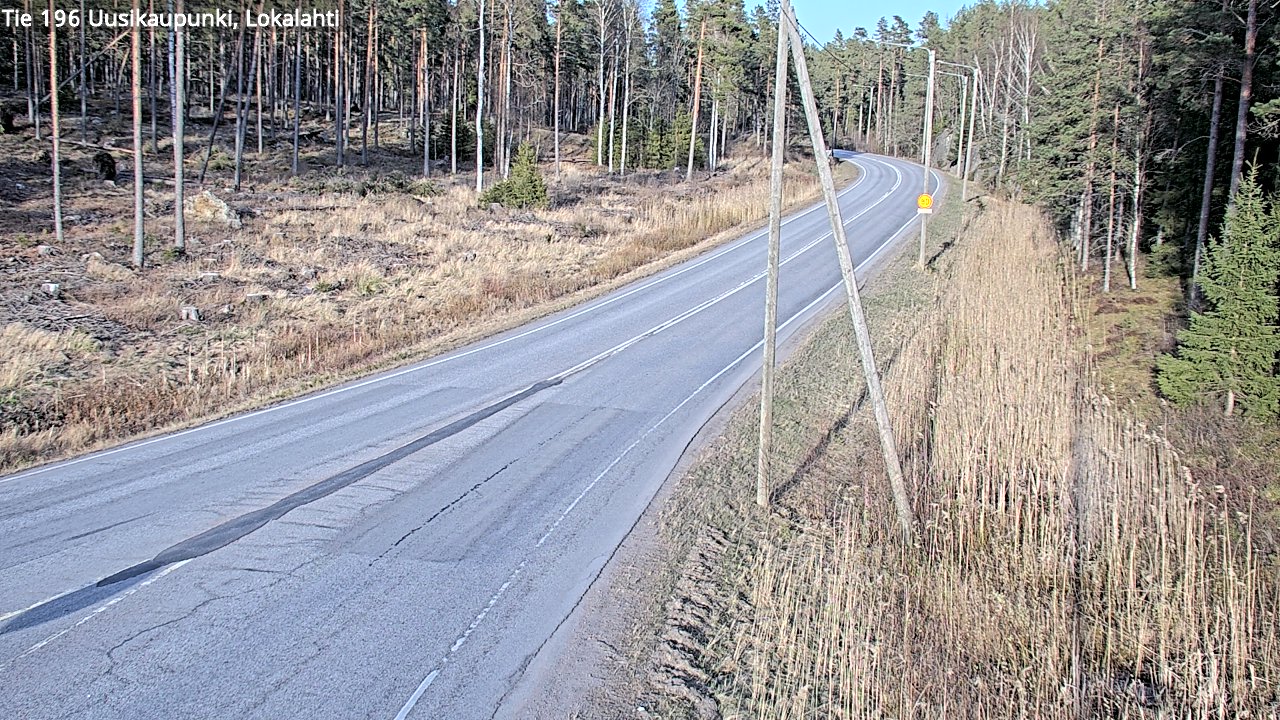 Kelikamerat Kuva Tie 196 Uusikaupunki, Lokalahti, Uusikaupunki, Varsinais-Suomi