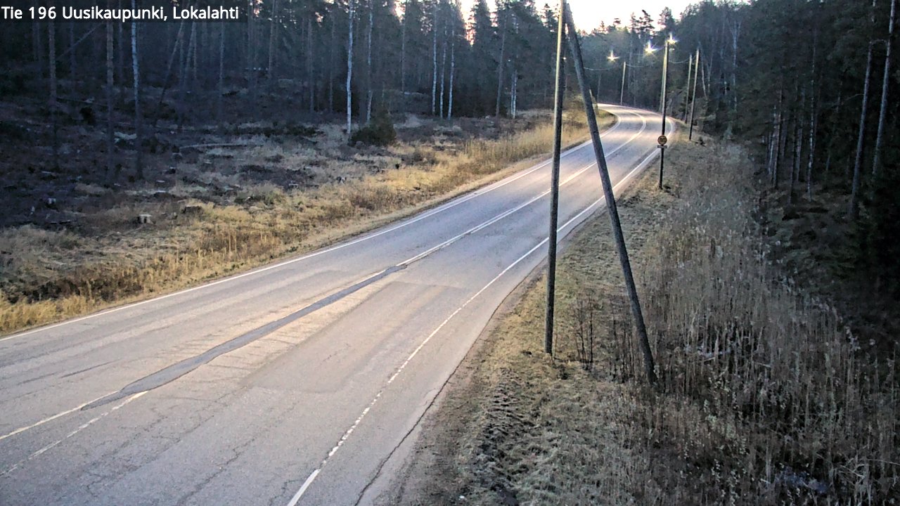 Kelikamerat Kuva Tie 196 Uusikaupunki, Lokalahti, Uusikaupunki, Varsinais-Suomi
