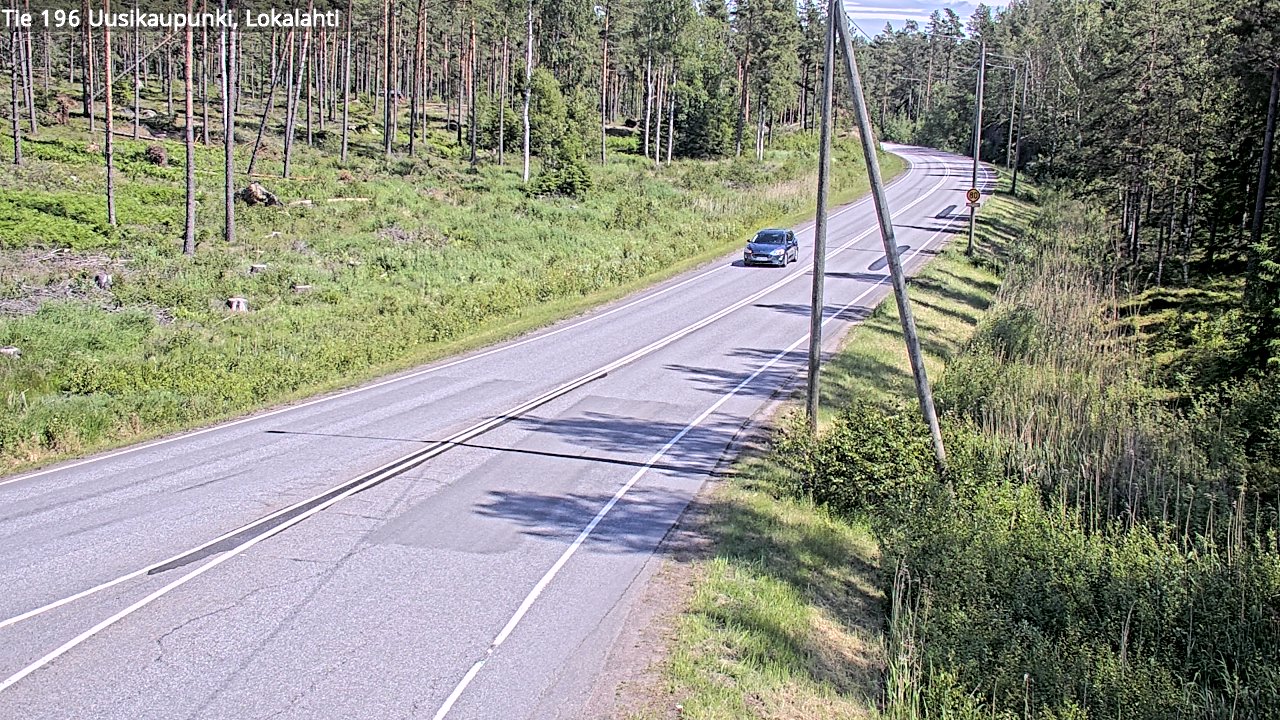 Kelikamerat Kuva Tie 196 Uusikaupunki, Lokalahti, Uusikaupunki, Varsinais-Suomi