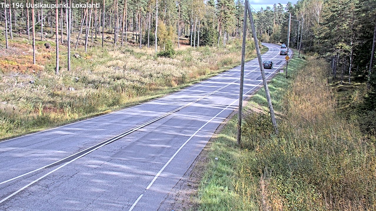 Kelikamerat Kuva Tie 196 Uusikaupunki, Lokalahti, Uusikaupunki, Varsinais-Suomi