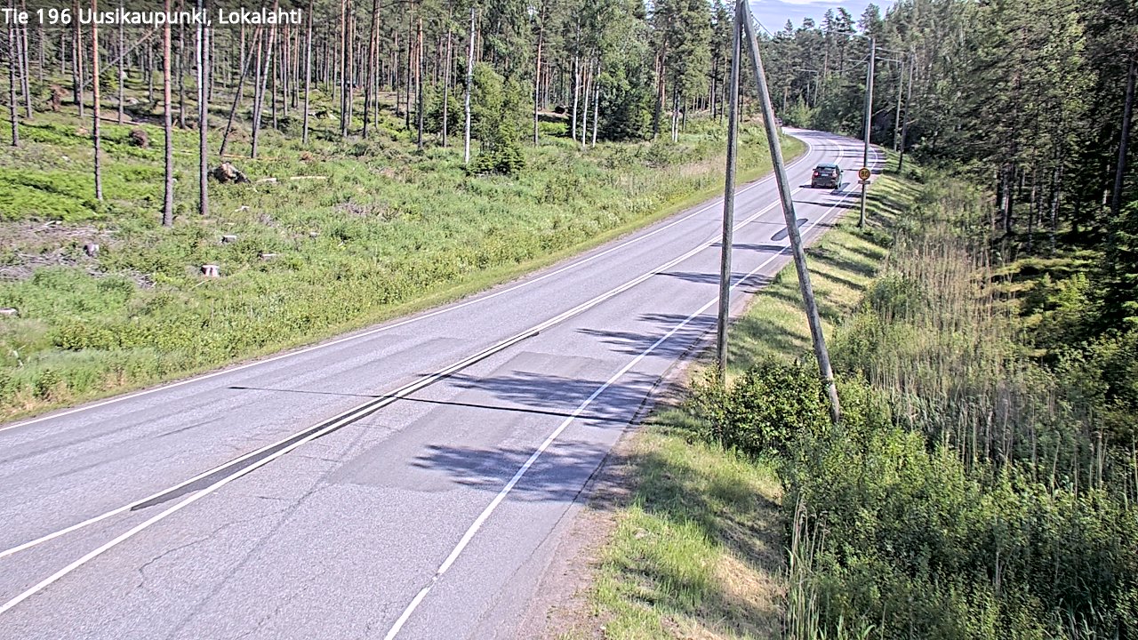 Kelikamerat Kuva Tie 196 Uusikaupunki, Lokalahti, Uusikaupunki, Varsinais-Suomi