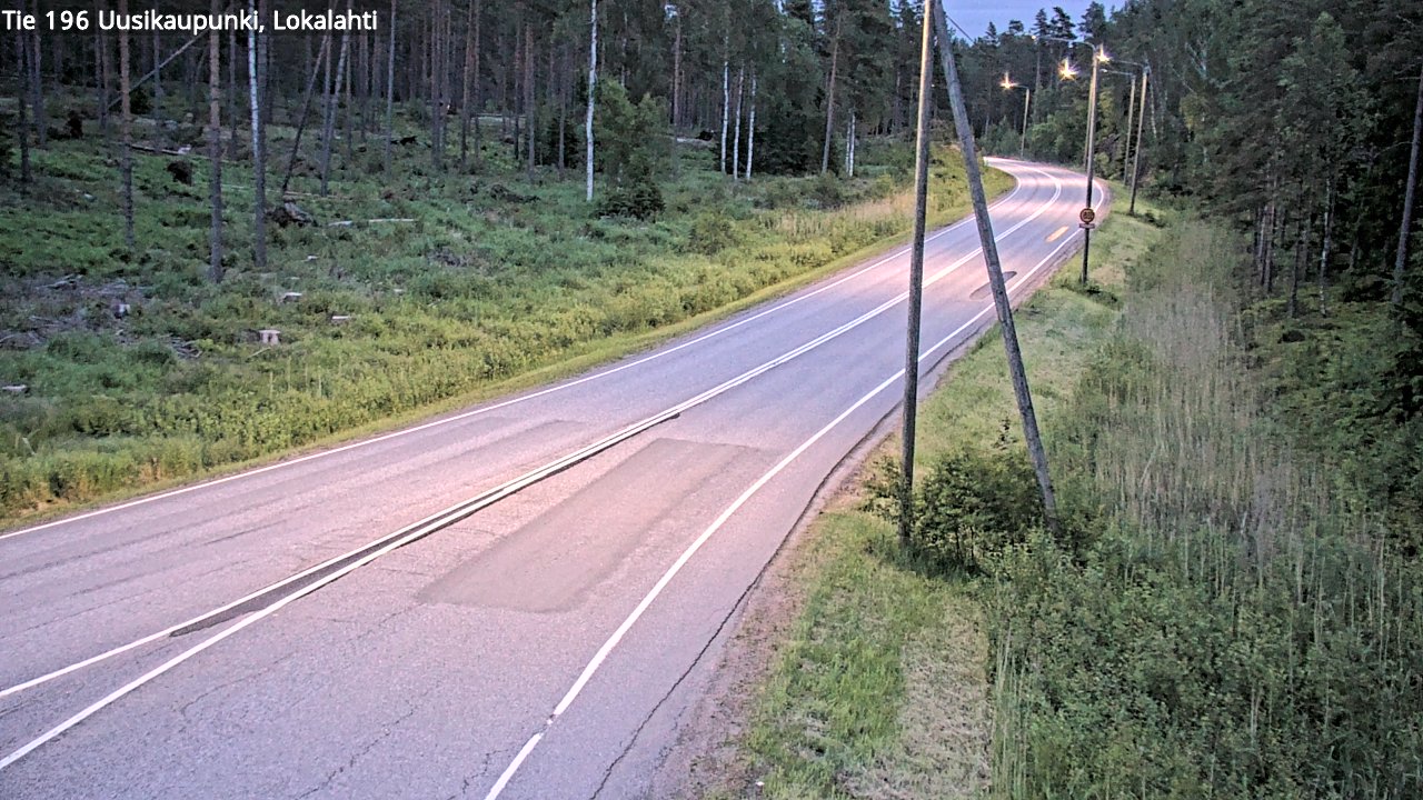 Kelikamerat Kuva Tie 196 Uusikaupunki, Lokalahti, Uusikaupunki, Varsinais-Suomi