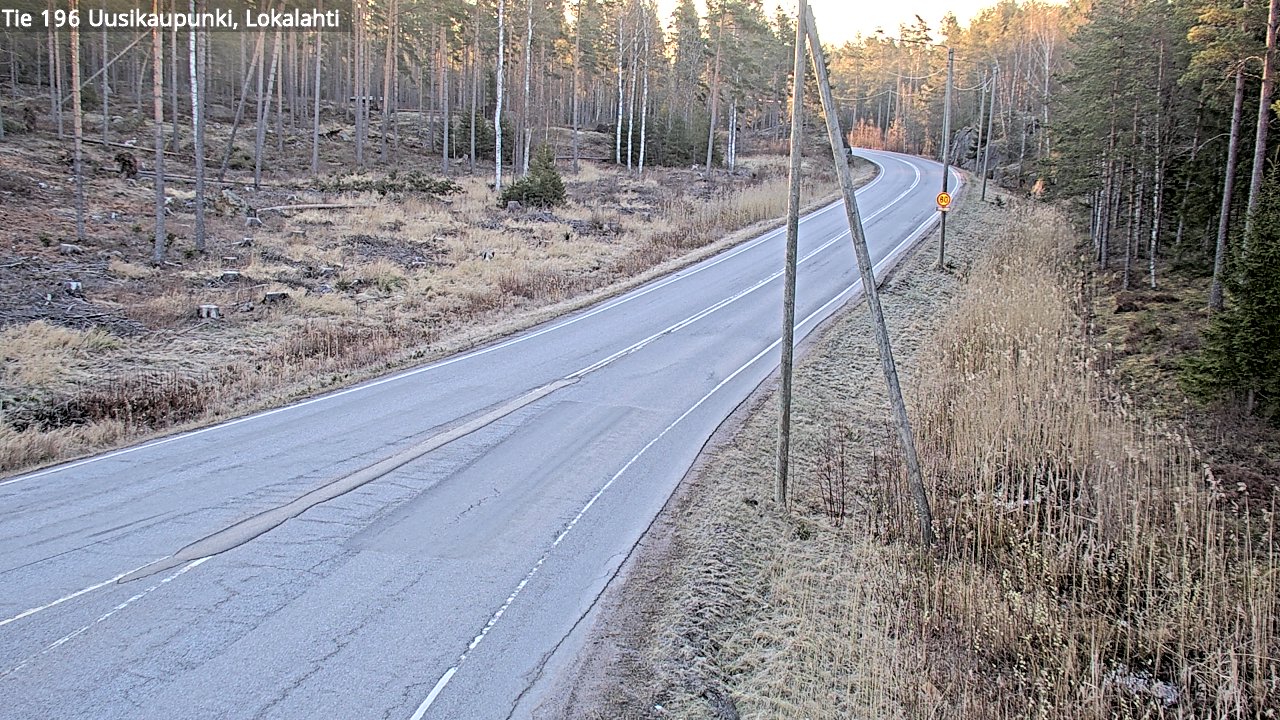 Kelikamerat Kuva Tie 196 Uusikaupunki, Lokalahti, Uusikaupunki, Varsinais-Suomi