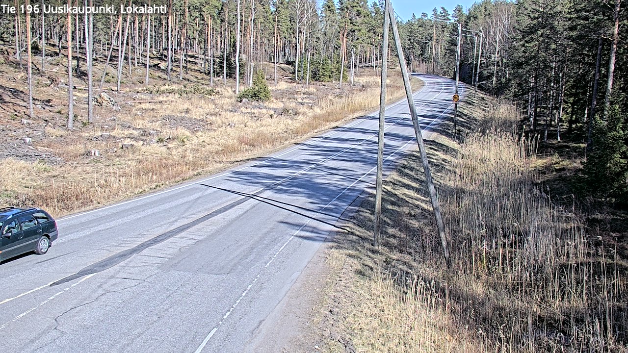 Kelikamerat Kuva Tie 196 Uusikaupunki, Lokalahti, Uusikaupunki, Varsinais-Suomi