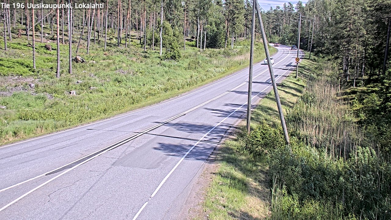 Kelikamerat Kuva Tie 196 Uusikaupunki, Lokalahti, Uusikaupunki, Varsinais-Suomi