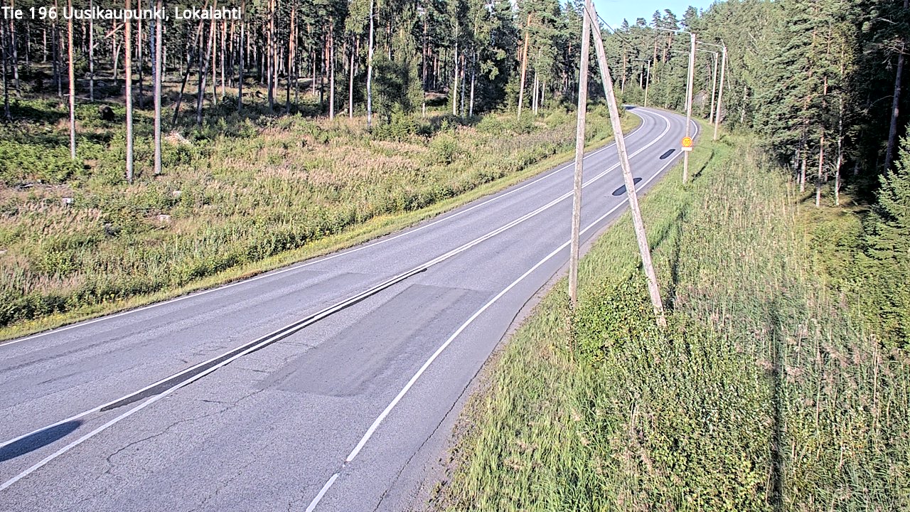 Kelikamerat Kuva Tie 196 Uusikaupunki, Lokalahti, Uusikaupunki, Varsinais-Suomi