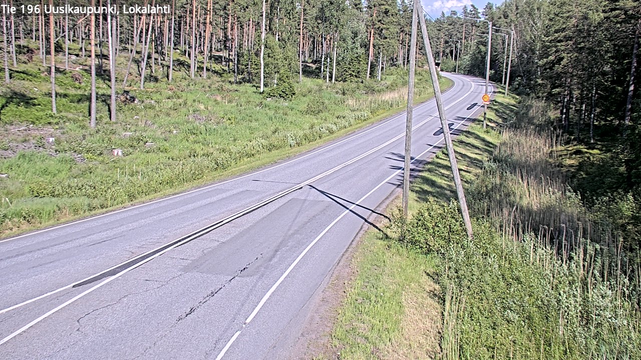 Kelikamerat Kuva Tie 196 Uusikaupunki, Lokalahti, Uusikaupunki, Varsinais-Suomi
