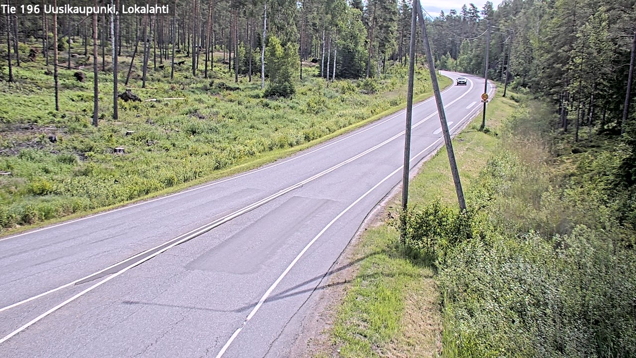 Kelikamerat Kuva Tie 196 Uusikaupunki, Lokalahti, Uusikaupunki, Varsinais-Suomi
