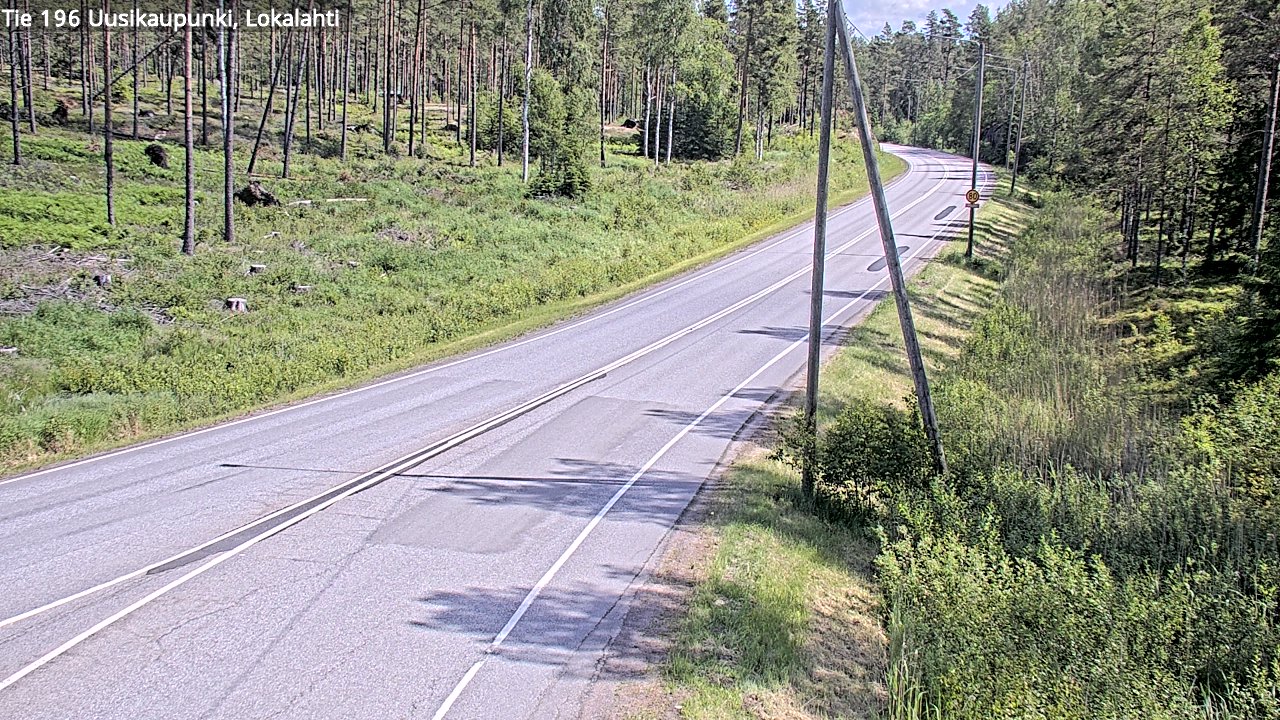 Kelikamerat Kuva Tie 196 Uusikaupunki, Lokalahti, Uusikaupunki, Varsinais-Suomi