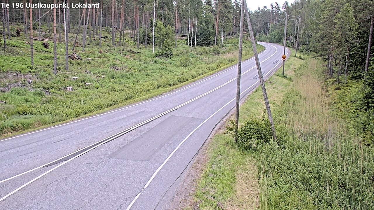 Kelikamerat Kuva Tie 196 Uusikaupunki, Lokalahti, Uusikaupunki, Varsinais-Suomi