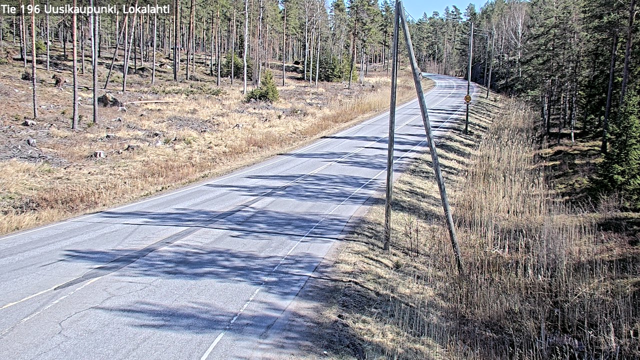 Kelikamerat Kuva Tie 196 Uusikaupunki, Lokalahti, Uusikaupunki, Varsinais-Suomi